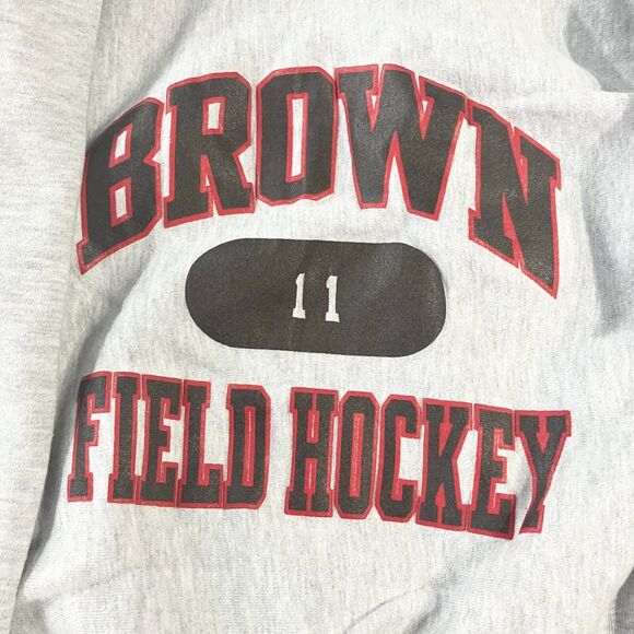 VTG Champion Reverse Weave Sweatshirt‎ Small Brown University Field Hockey USA - Picture 2 of 6